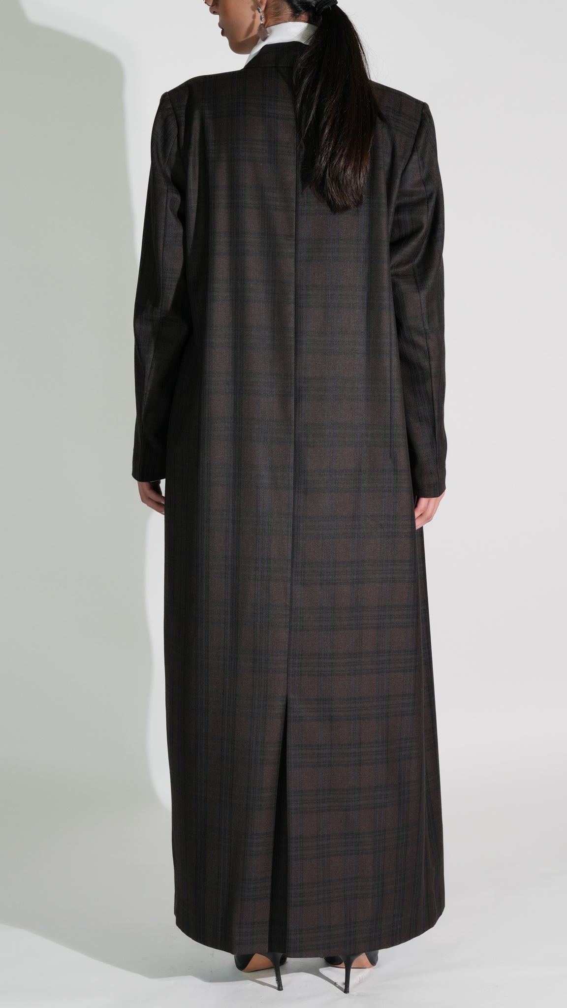 Low Collar Coat Abaya