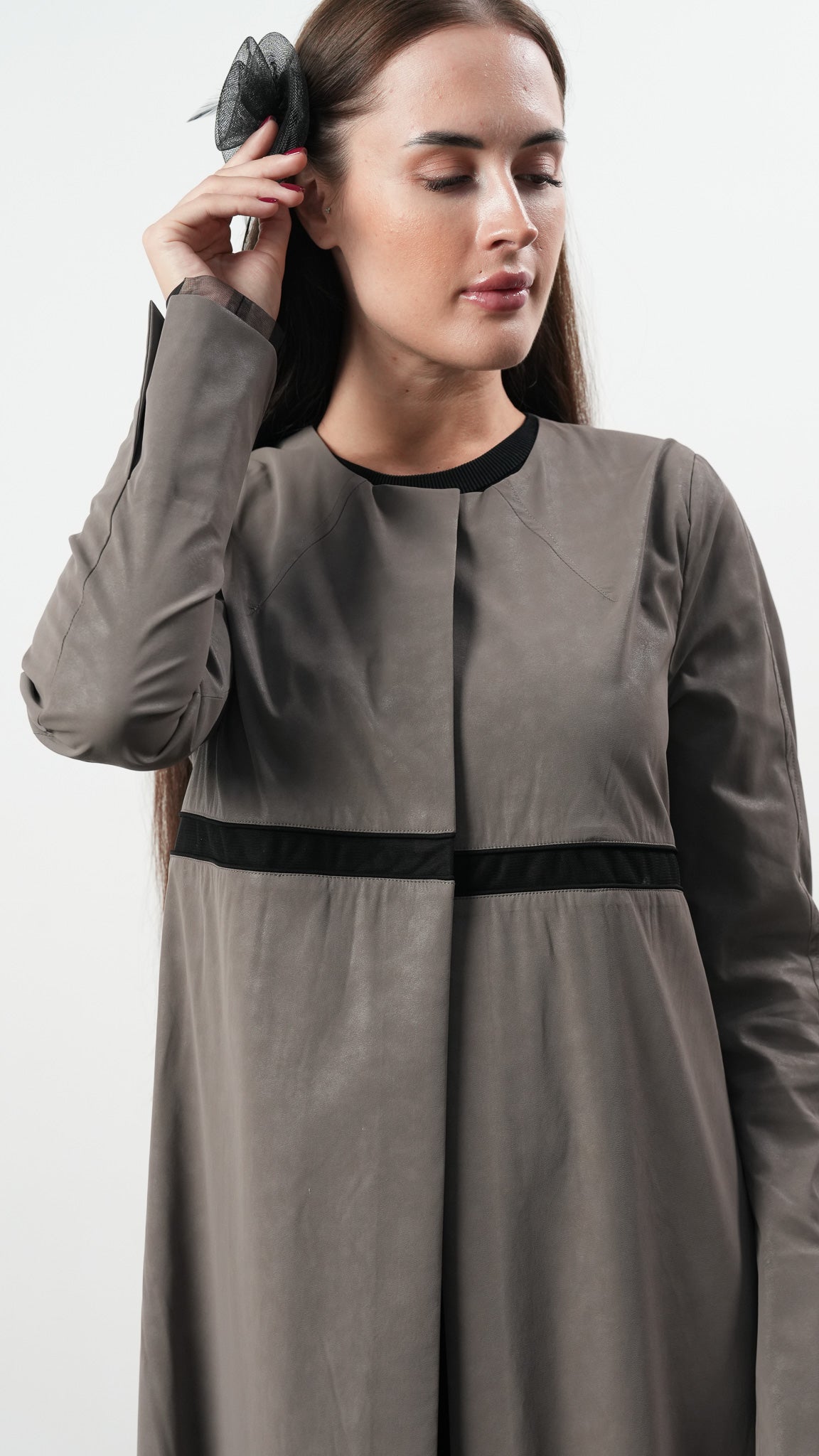 Leather Abaya