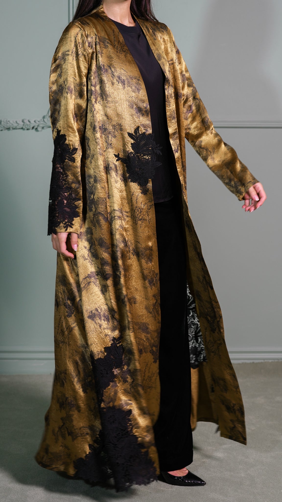 Lace Garden Abaya