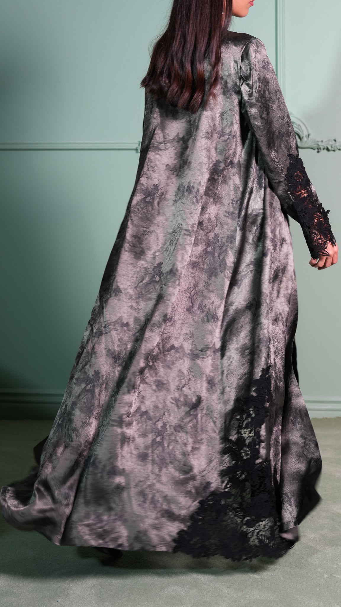 Lace Garden Abaya